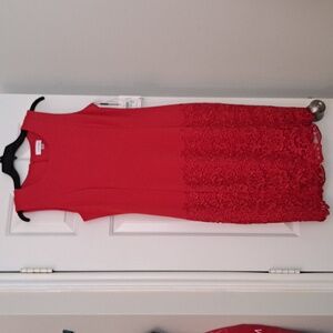 Calvin Klein Red Dress - Size 8